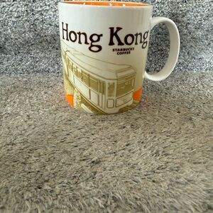 Starbucks Hong Kong Mug - Orange and Cream